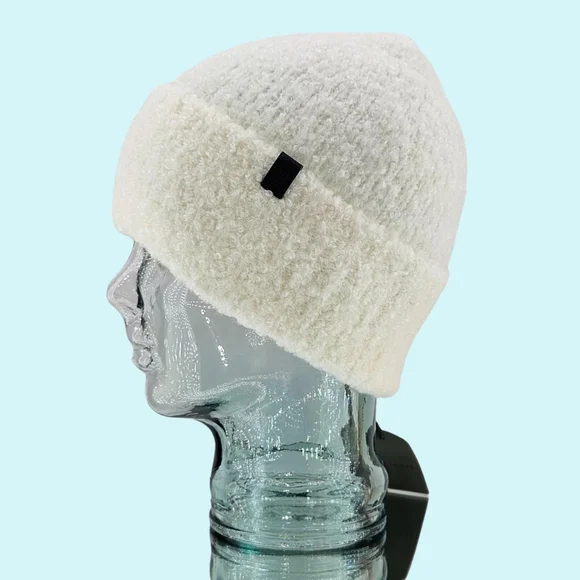 BUNDLE - All Saints Hat Beanie Chalk Teddy & Barefoot Dreams Socks Cottagecore CozyChic® Beanie and Sock Set | Barefoot Dreams® main image 4